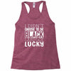 i didn't choose to be black Racerback Tank