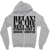 relax! i'm the best man Zipper Hoodie