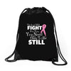 the lord will fight for you, you need only to be still Drawstring Bags