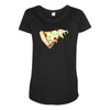 Pizza Slice Little Maternity Scoop Neck T-shirt
