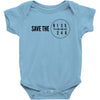 save the manual transmissions black (stick shift) Baby Bodysuit