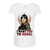 i want you to rebel Maternity Scoop Neck T-shirt