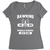 hawking av club middle school Women's Triblend Scoop T-shirt