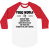 Virgo Woman 3/4 Sleeve Shirt