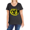 arkham orgins joker bat Ladies Curvy T-Shirt