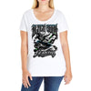 black bood Ladies Curvy T-Shirt