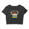 Hunting Season Retro Color 80s Style Crop Top