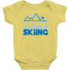 i'd rather be skiing Baby Bodysuit