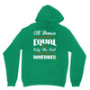all women are created equal but only the best are born in november Unisex Hoodie