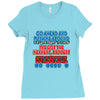 push me around grandpa Ladies Fitted T-Shirt