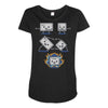 control z fusion Maternity Scoop Neck T-shirt