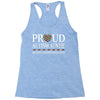 proud autism auntie Racerback Tank