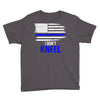 i don't kneel   patriotic stand for the flag, kneel for the dead Youth Tee
