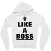 like a boss Zipper Hoodie
