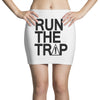 run the trap mens trap music t shirt dope swag hipster flosstradamus t Mini Skirts