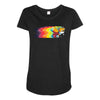 speed of flight Maternity Scoop Neck T-shirt