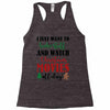 i just want to bake stuff and watch christmas movies all day Racerback Tank