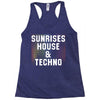 Sunrises House &amp; Techno Racerback Tank