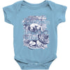 quick brown fox Baby Onesie