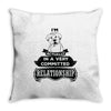 I Am Boxer Actually In A Very Commited Relationship Throw Pillow