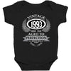 vintage quality without compromise 1993 aged to perfection Baby Bodysuit
