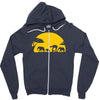 walker across Zipper Hoodie