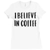 coffee Ladies Fitted T-Shirt