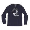 buffering  funny retro loading computer console fashion party Long Sleeve Shirts