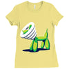 scratchy Ladies Fitted T-Shirt