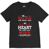 There's This Boy Who Stole My Heart He Calls Me Wife V-Neck Tee
