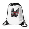 hipster pillows Drawstring Bags