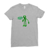 green man dance says hello 2018 Ladies Fitted T-Shirt