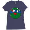 who watches the pizza Ladies Fitted T-Shirt