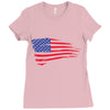 united states of america Ladies Fitted T-Shirt