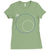 Outside Circle Ladies Fitted T-Shirt