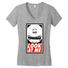 look at me Women's V-Neck T-Shirt