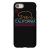 neon sign california republic flag bear iPhone 8