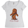 hug a wookiee Women's Triblend Scoop T-shirt