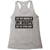 my biceps Racerback Tank
