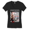funny star wars empire magazine cover ideal birthday present Women's V-Neck T-Shirt