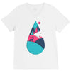 tear V-Neck Tee