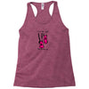 i run like a girl try to keep up Racerback Tank