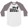 huge pen 3/4 Sleeve Shirt