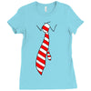 tie Ladies Fitted T-Shirt