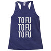 tofu tofu tofu Racerback Tank