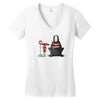 my hungry neighbor Women's V-Neck T-Shirt