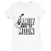 Family Trip To Moon Ladies Fitted T-Shirt