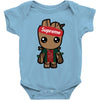 Gucci Groot Supreme Baby Bodysuit