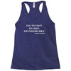 Flee You Idiot Racerback Tank