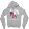 trump 2016 election make america great again Zipper Hoodie